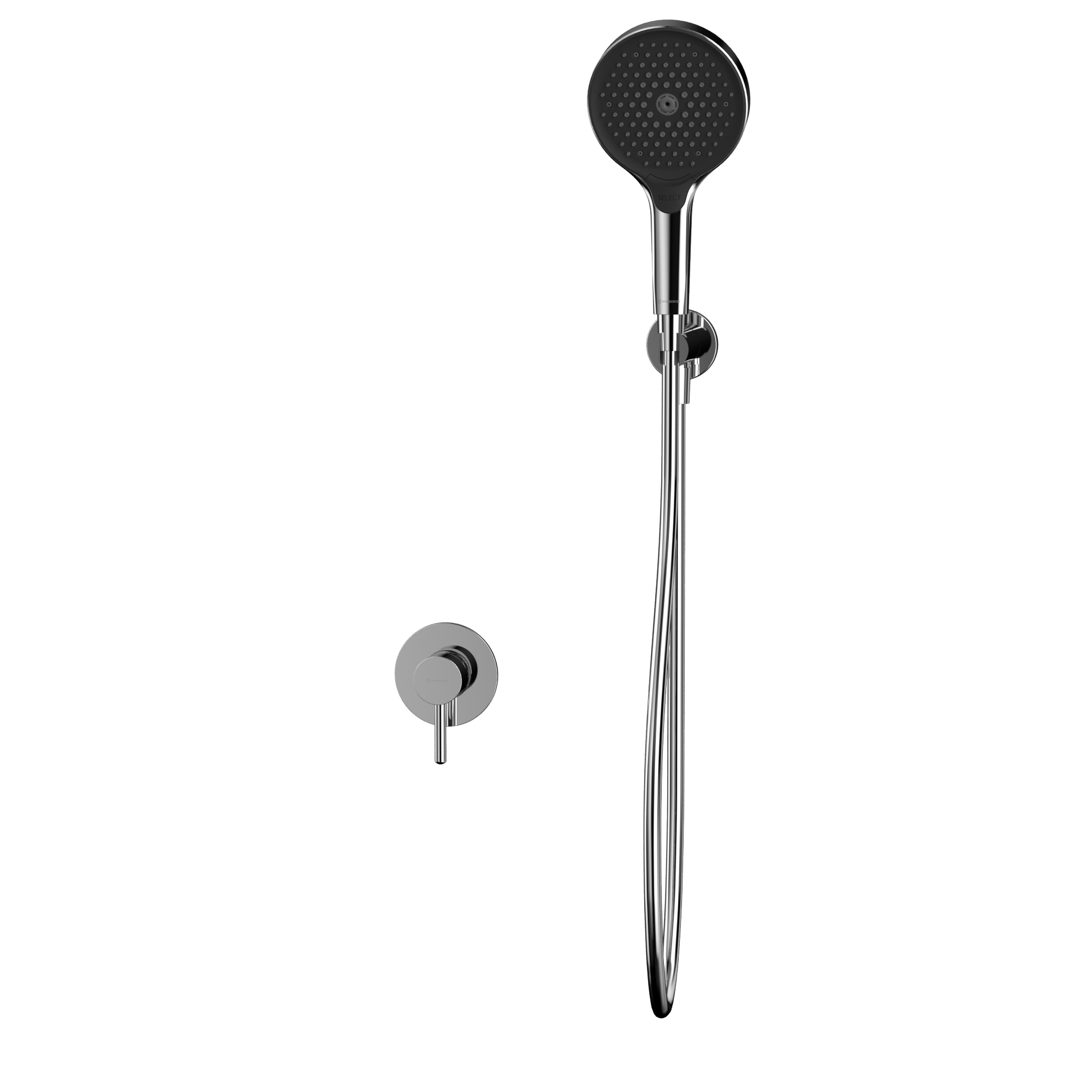 Душевой комплект скрытого монтажа Whitecross Серия Y YSET02TOPCR (хром), без излива