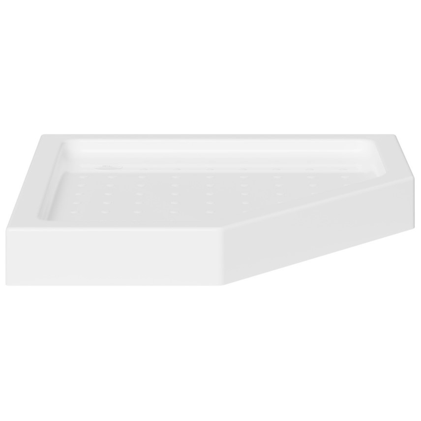 Душевой поддон Abber AD3B080 80х80 (белый), трапеция, акриловый