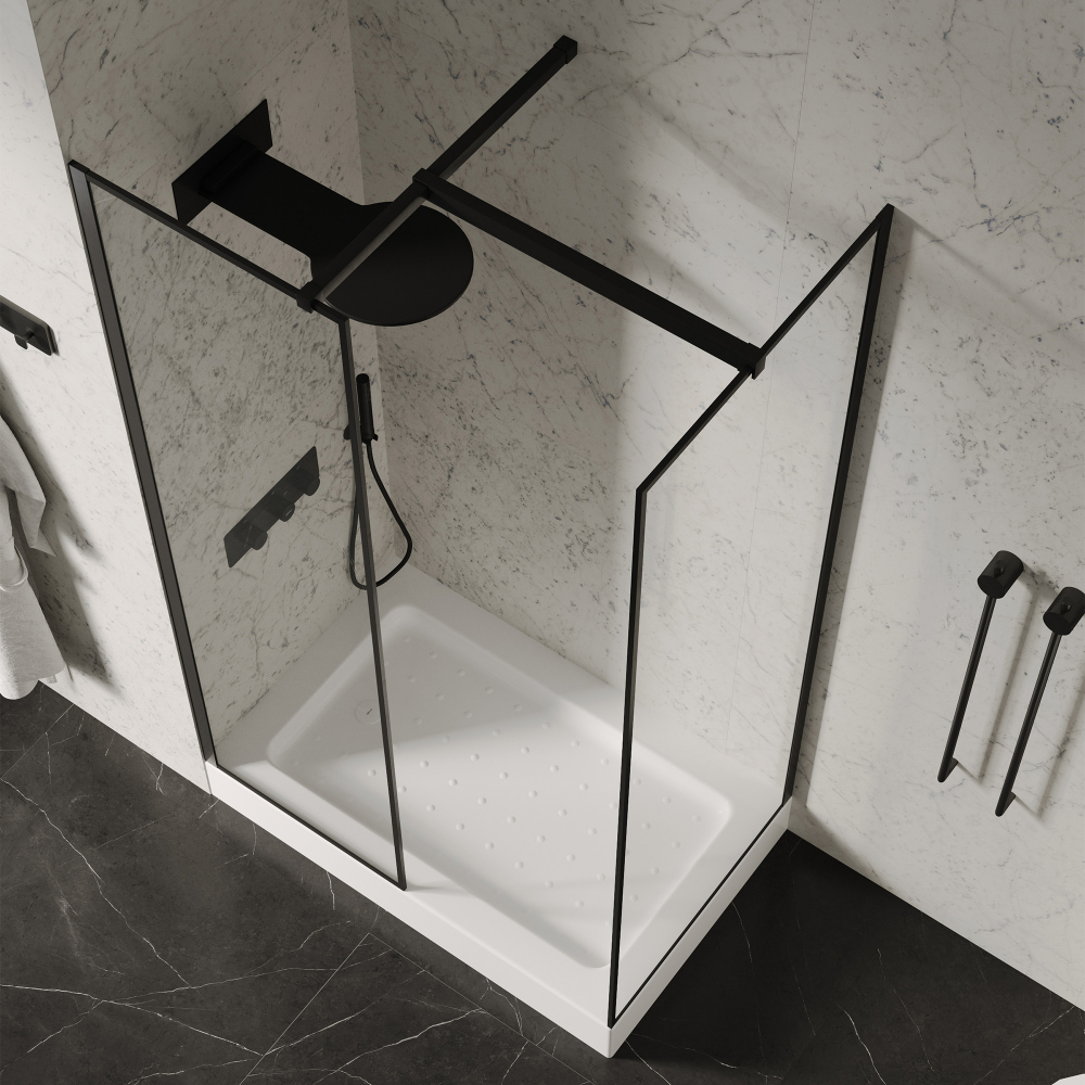 Душевой поддон Abber AD3C109 100х90 (белый), прямоугольный, акриловый