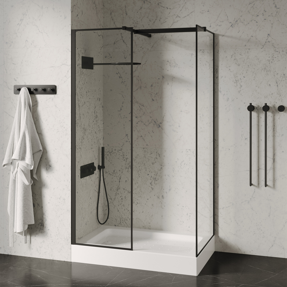 Душевой поддон Abber AD3C109 100х90 (белый), прямоугольный, акриловый