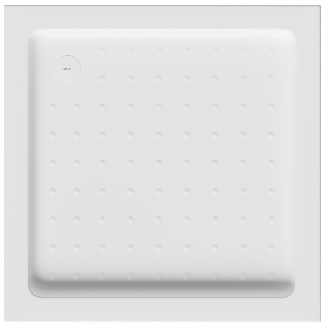 Душевой поддон Abber AD3D080 80х80 (белый), квадратный, акриловый