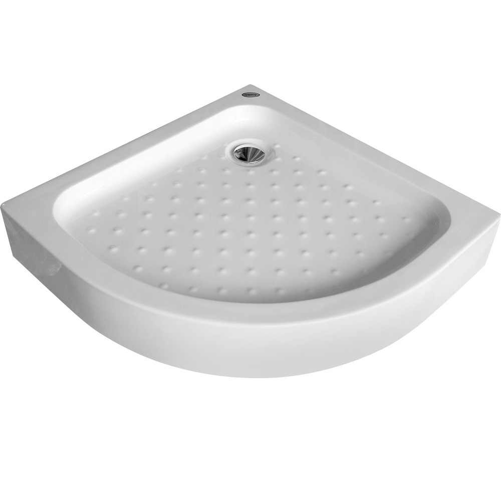 Душевой поддон Gemy ST07T 90x90x14 (белый), радиальный