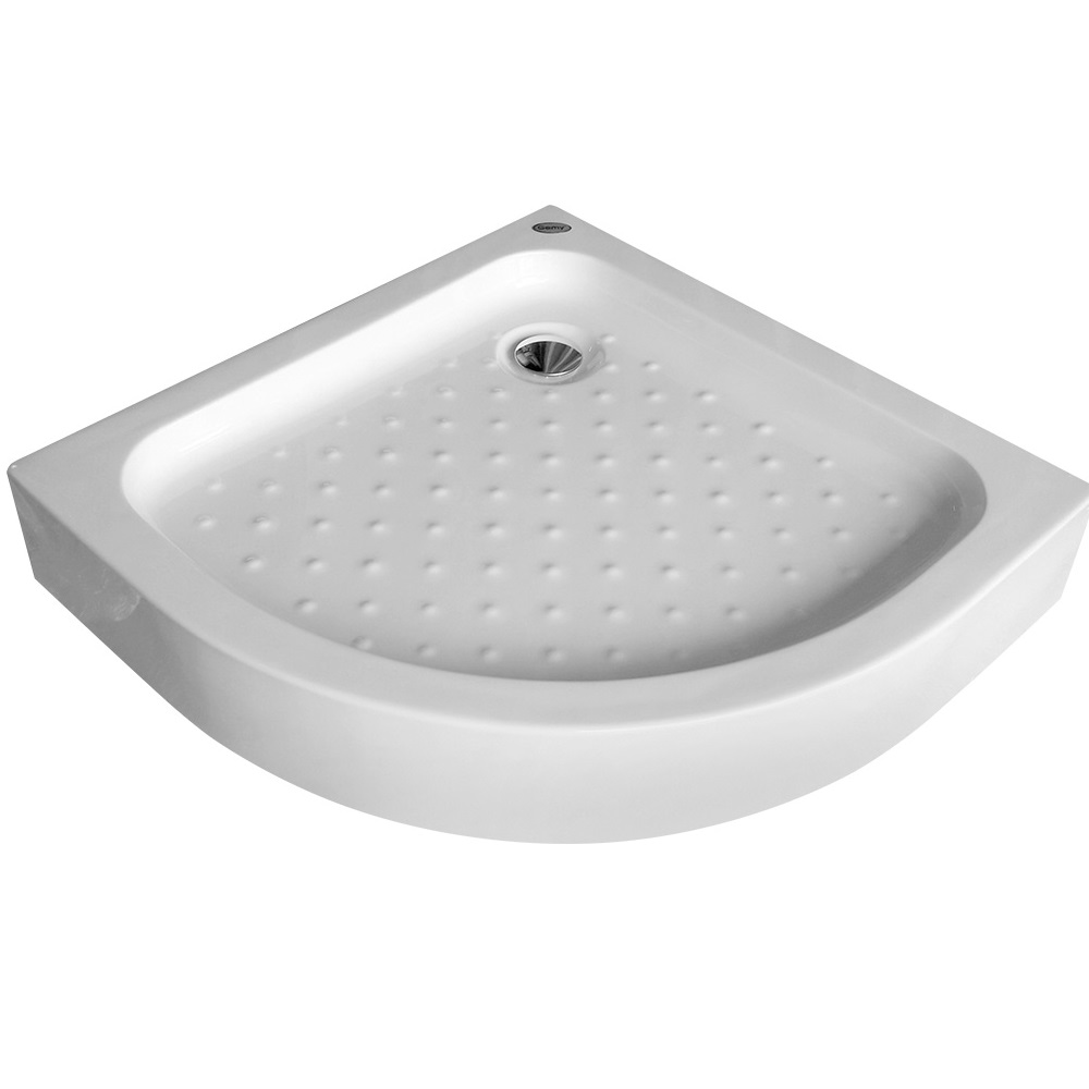 Душевой поддон Gemy ST08T 100x100x14 (белый), радиальный