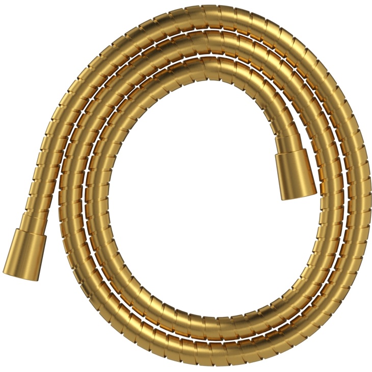 Душевой шланг 150см., с металлической оплеткой Whitecross Серия Y SHS150GLB (золото брашированное PVD)