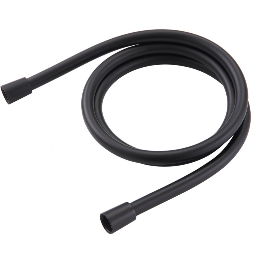 Душевой шланг Sancos 200 см SC5002MB (черный матовый), с защитой от перекручивания