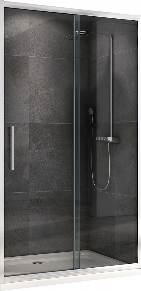 Душевой уголок Abber Schwarzer Diamant AG30120H-S50 120x50x195 (хром)