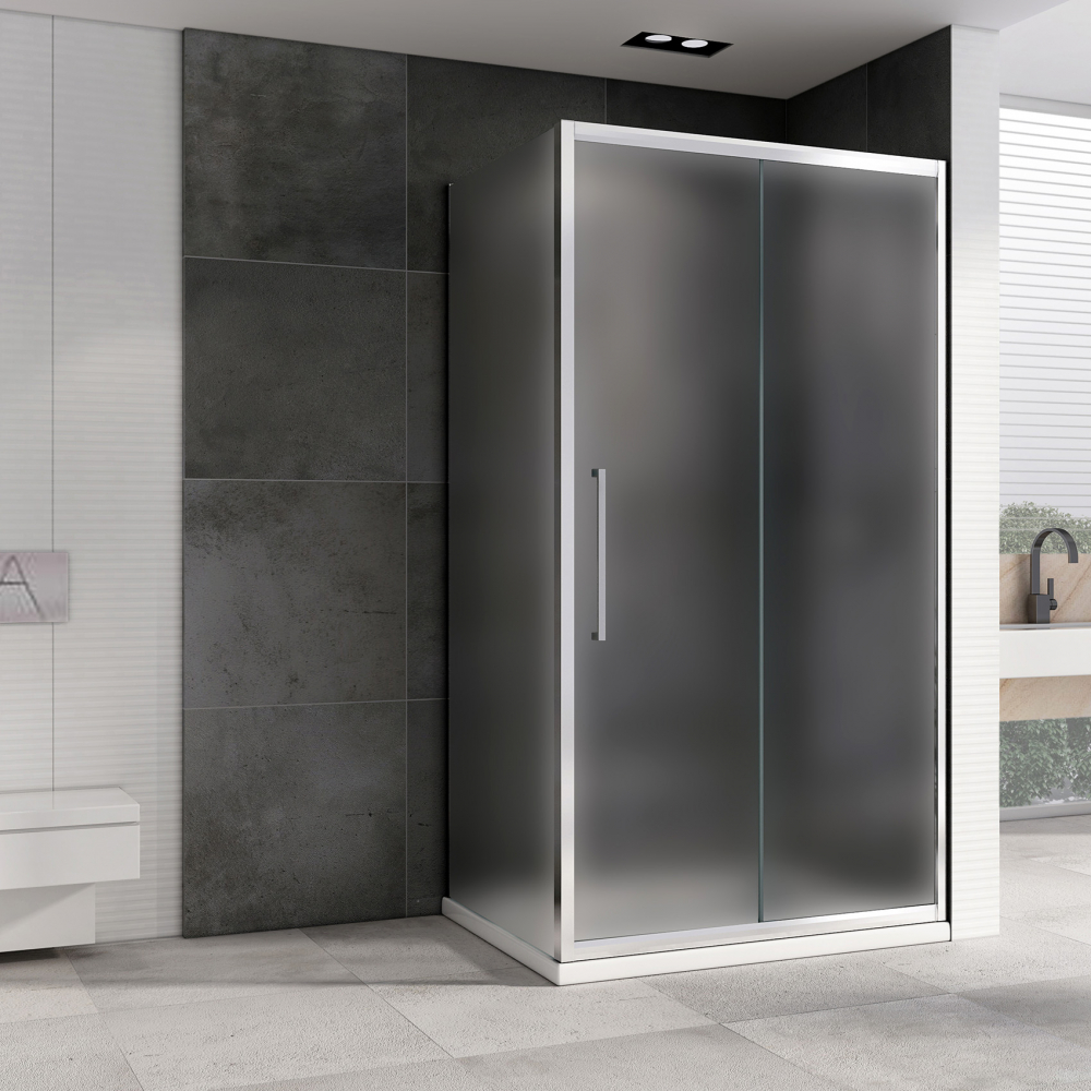 Душевой уголок Abber Schwarzer Diamant AG30140MH-S75M 140x75x195 (хром)