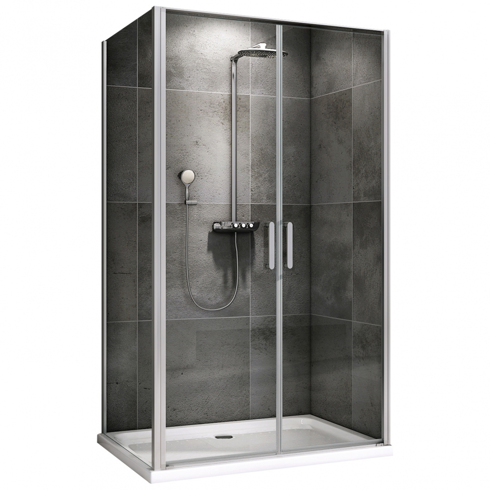 Душевой уголок Abber Sonnenstrand AG04100C-S75 100х75х195 (хром)