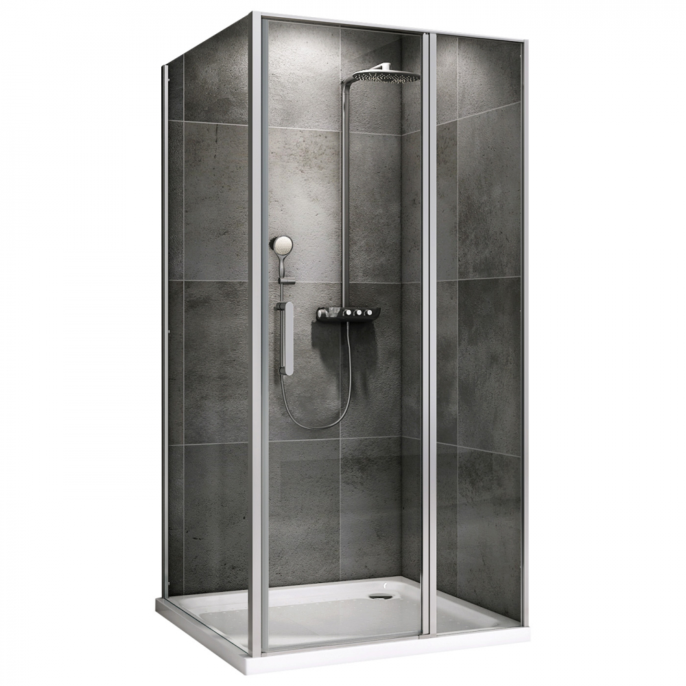 Душевой уголок Abber Sonnenstrand AG04130S-S80 130х80х195 (хром)