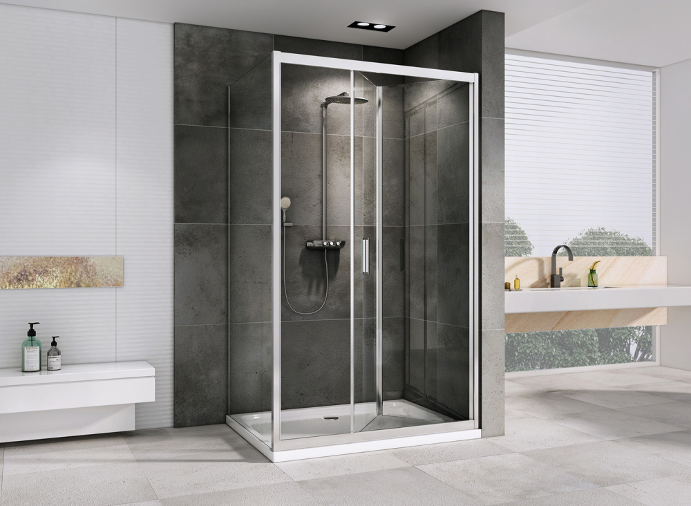 Душевой уголок Abber Sonnenstrand AG07090-S85 90x85x195 (хром)