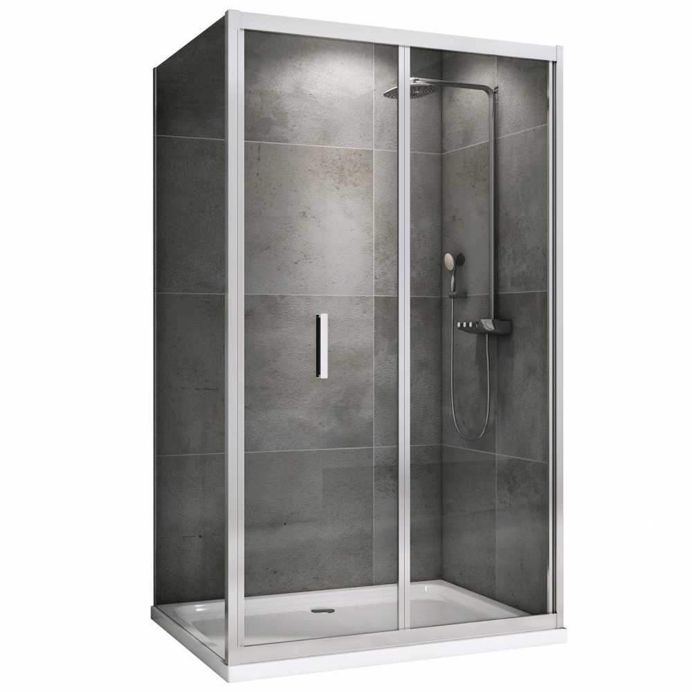 Душевой уголок Abber Sonnenstrand AG07100-S90 100x90x195 (хром)