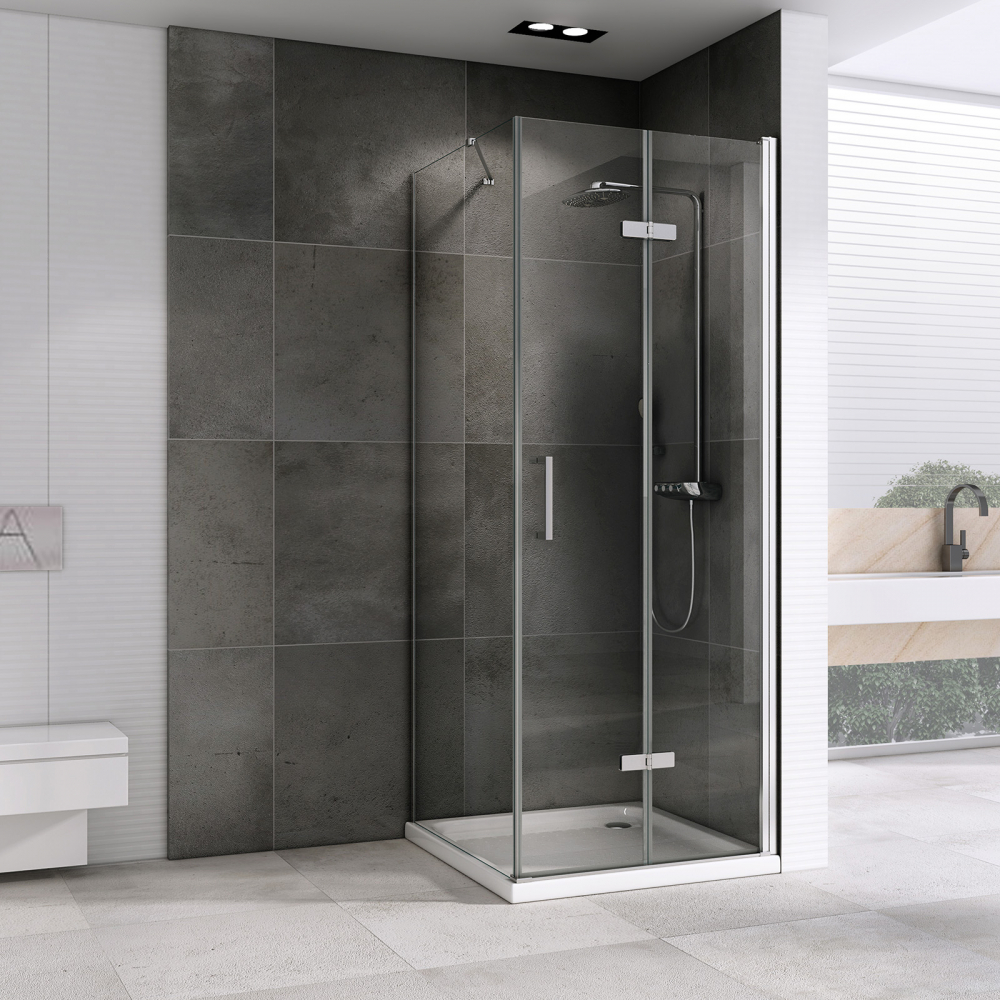 Душевой уголок Abber Zart AG08090P-S81 90x80x195 (хром)