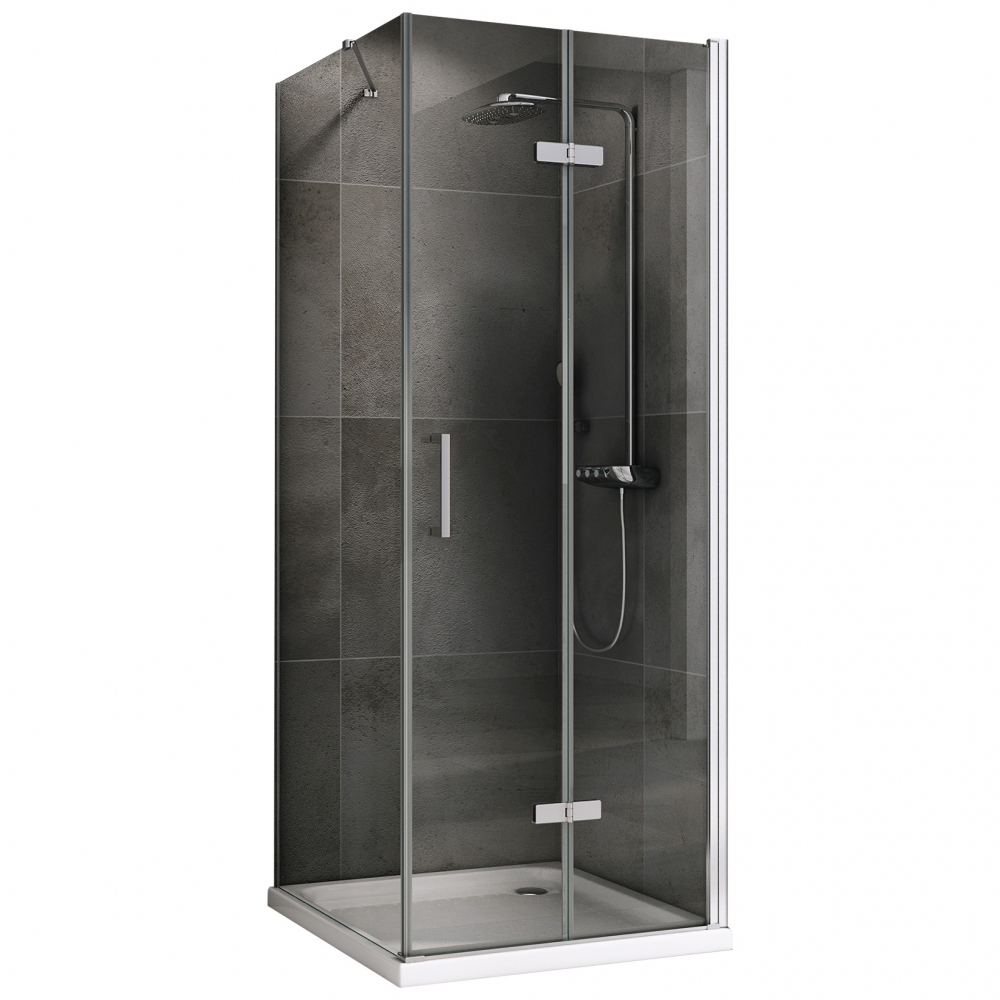 Душевой уголок Abber Zart AG08100P-S101 100x100x195 (хром)