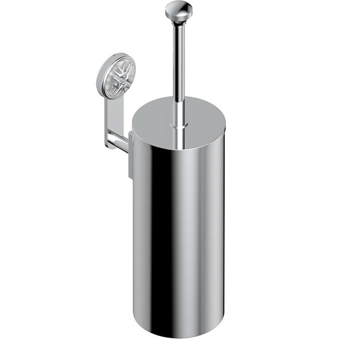 Ершик для туалета подвесной THG Hirondelles Platinum Stamped A4K-A02-4720C (хром, платина)