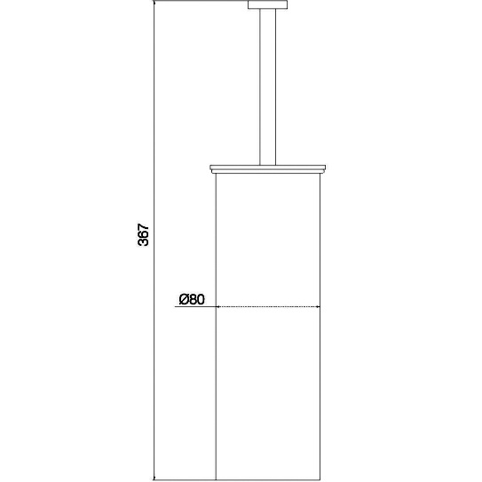 Ершик напольный Fima Carlo Frattini Rotola F6006/3OS (золото брашированное)