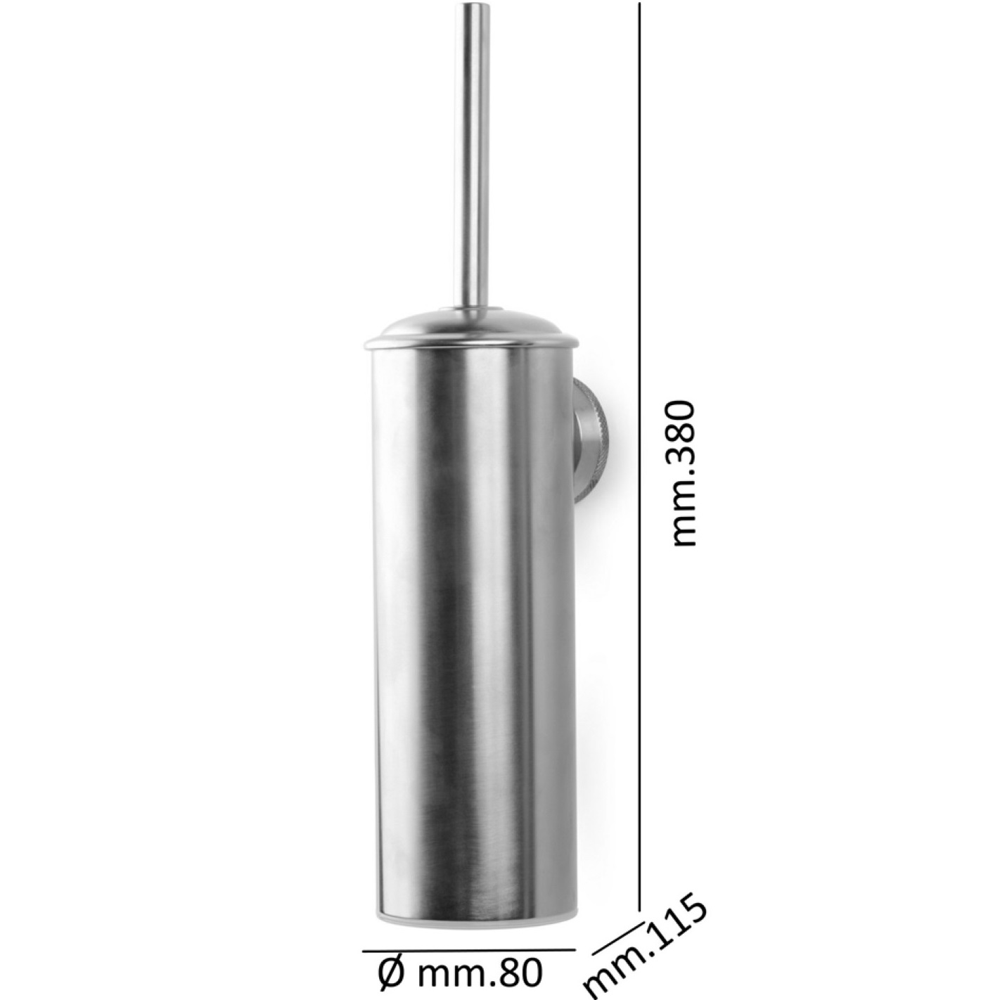 Ершик настенный Boheme Aura 10254-CR (хром)