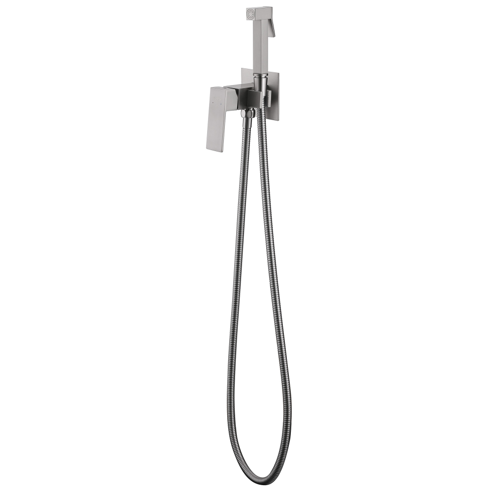 Гигиенический душ со смесителем Abber Daheim AF8226SP (сатин)