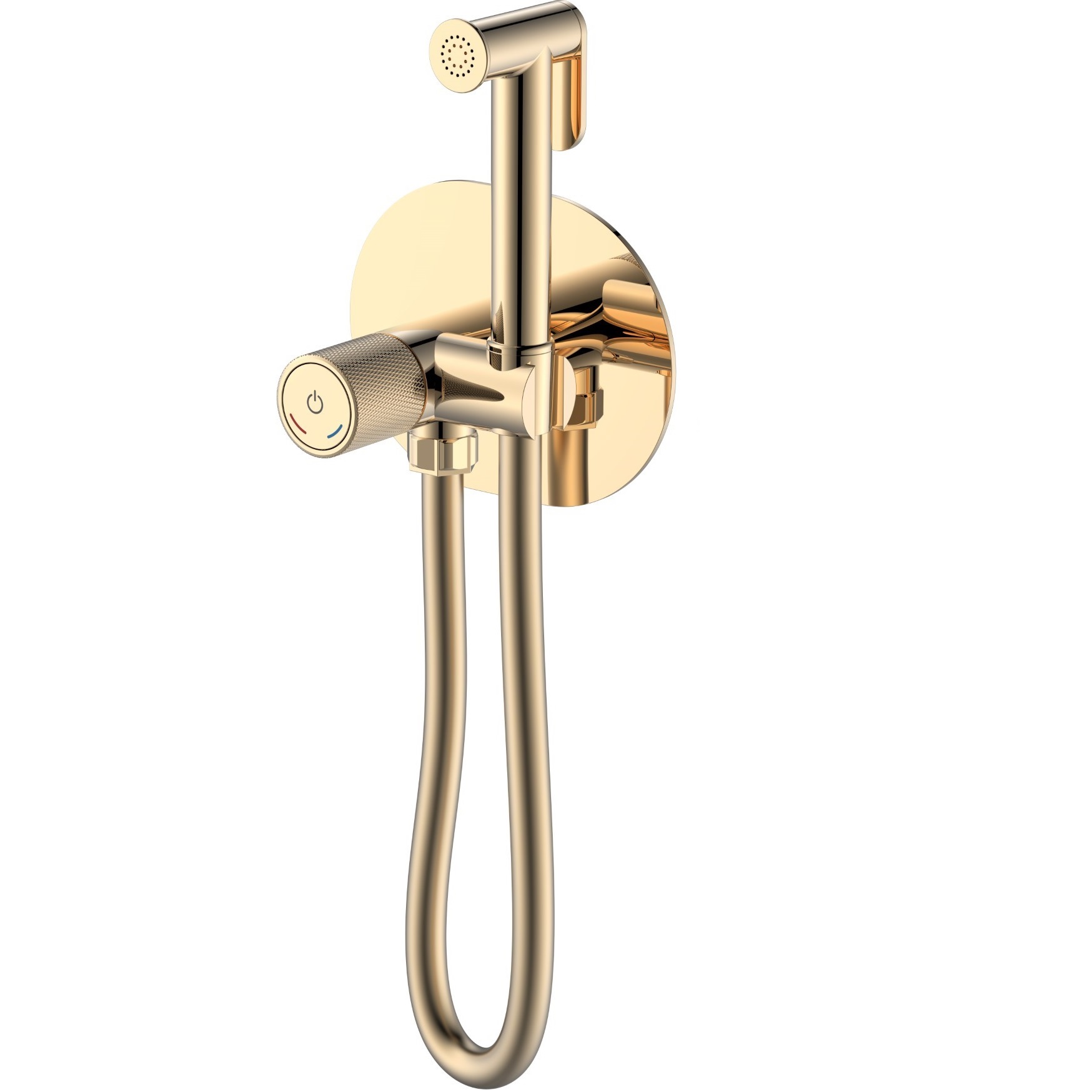 Гигиенический душ со смесителем Boheme Tech 157-G (золотой)