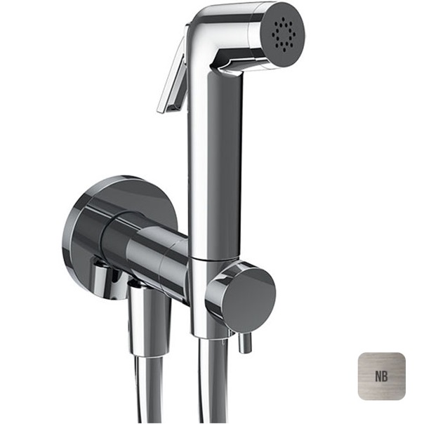 Гигиенический душ со смесителем Almar E136009.NB (никель брашированный), прогрессивный картридж