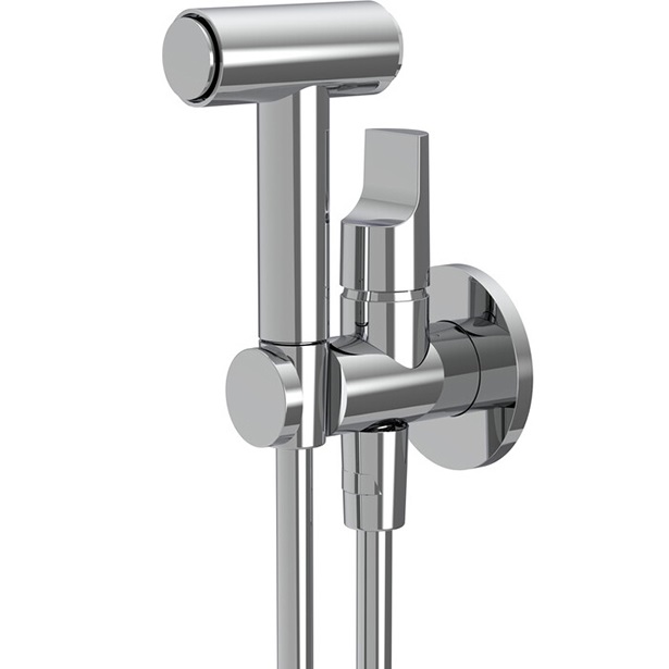 Гигиенический душ со смесителем Fima Carlo Frattini Collettivita F2320/4CR (хром)