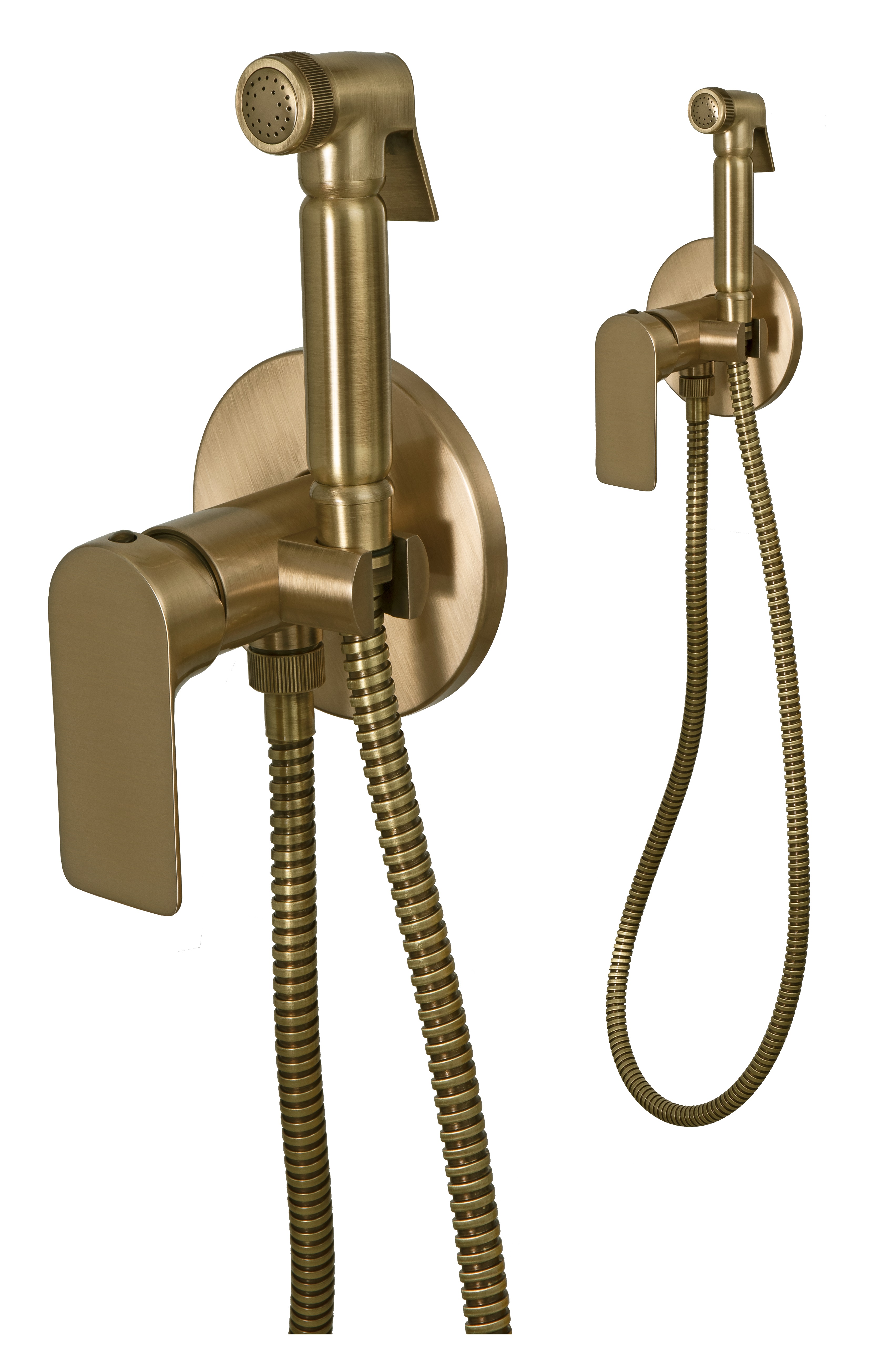 Гигиенический душ со смесителем Remer Infinity I65VO (состаренная латунь)