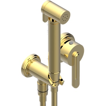 Гигиенический душ со смесителем THG Corvair U8D-F01-5840/MBG (золотой)