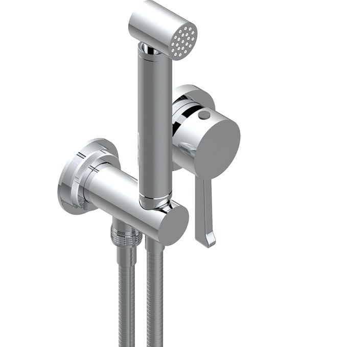 Гигиенический душ со смесителем THG Hamptons G4R-A02-5840/MB (хром)
