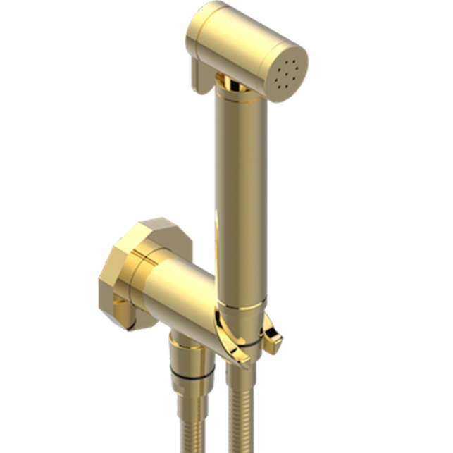 Гигиенический душ со смесителем THG Les Ondes G8A-F31-5840/9 (золотой матовый)