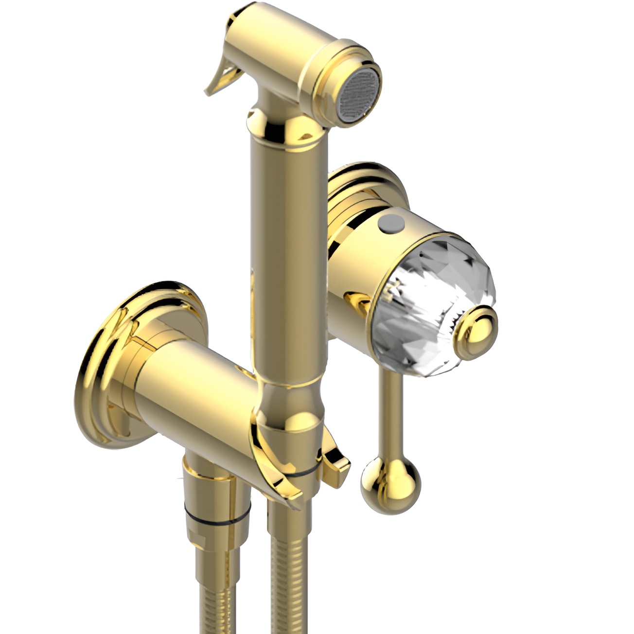 Гигиенический душ со смесителем Thg Najem E53-F01-5840/MBG (золотой)