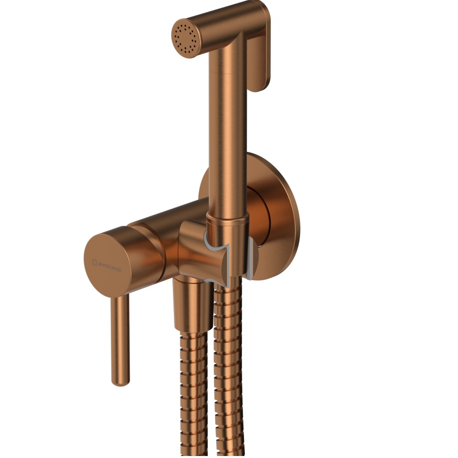 Гигиенический душ со смесителем Whitecross Серия Y SYSYBI2CPB (медь брашированная)