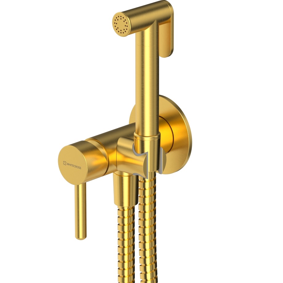 Гигиенический душ со смесителем Whitecross Серия Y SYSYBI2GLB (золото брашированное)