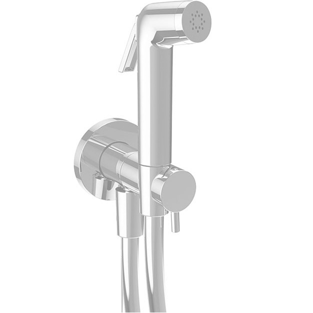 Гигиенический комплект Almar E136003.MW (белый матовый), подключение на холодную воду