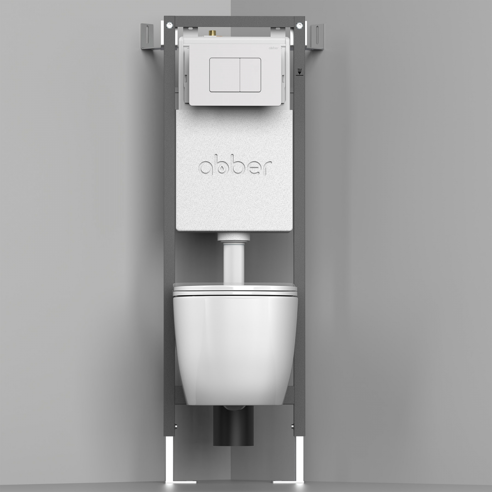 Инсталляция для подвесного унитаза узкая Abber AC0110