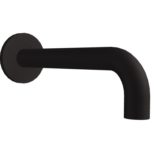 Излив для ванны 21 см. Fima Carlo Frattini Wellness F2929NS (черный матовый)