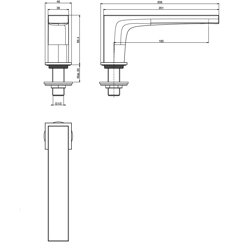 Излив на борт ванный Fima Carlo Frattini F2415OR (золотой)