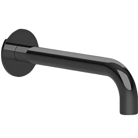 Излив для ванны настенный Almar 24см E098007.AB (черный металл брашированный)