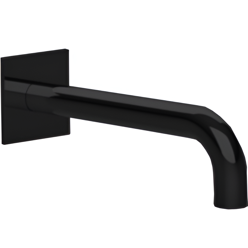 Излив для ванны настенный Almar 24см E098011.MB (черный матовый)