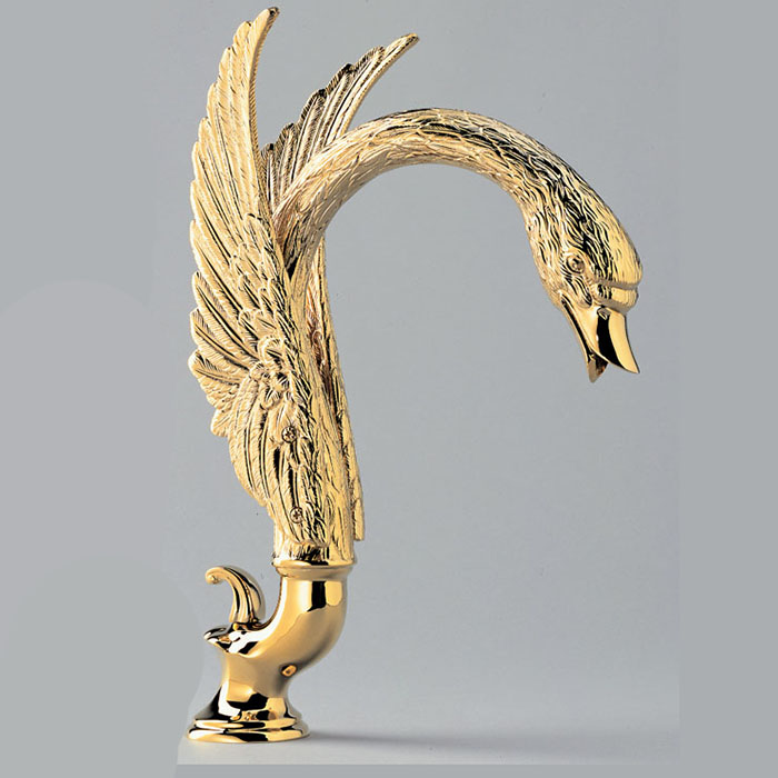 Излив на борт ванны с переключателем THG Cygne G31-F01-29SGI (золотой)