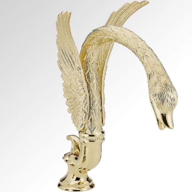 Излив на борт ванны с переключателем THG Cygne G31-F01-29SGI (золотой)