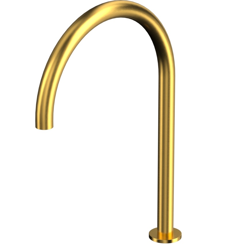 Излив накладной отдельностоящий Whitecross Серия Y Y1203GLB (золото брашированное PVD)