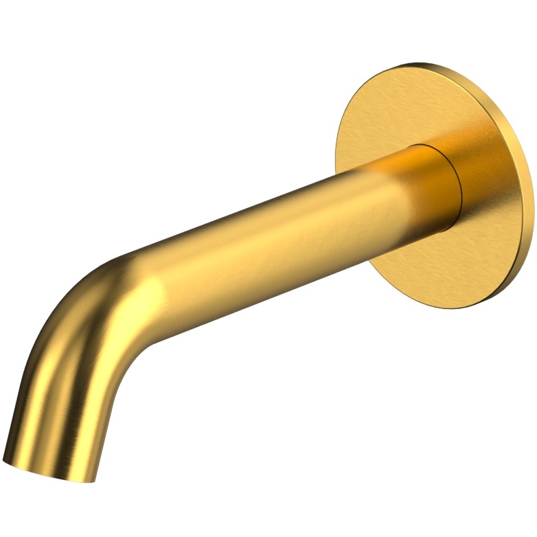 Излив настенный 16.4 см., Whitecross Серия Y Y1201GLB (золото брашированное PVD)