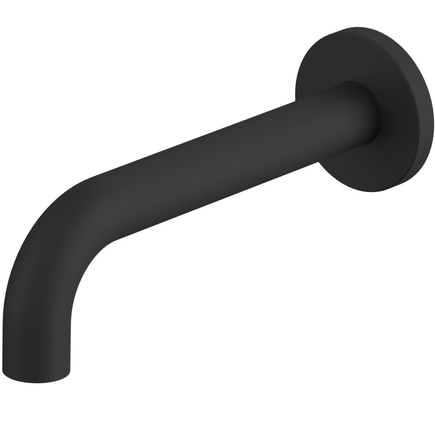 Излив настенный 21 см., Whitecross Серия Y Y1200BL (черный матовый)