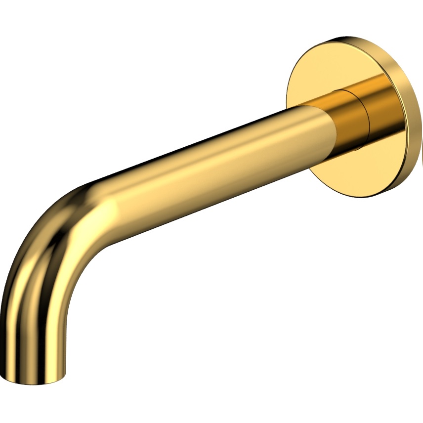 Излив настенный 21 см., Whitecross Серия Y Y1200GL (золотой PVD)