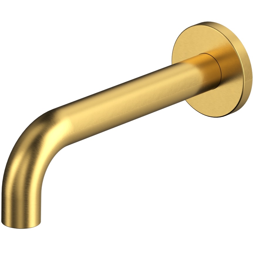 Излив настенный 21 см., Whitecross Серия Y Y1200GLB (золото брашированное PVD)