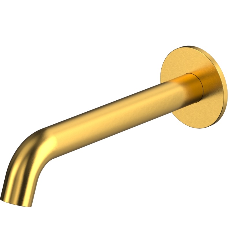 Излив настенный 22 см., Whitecross Серия Y Y1202GLB (золото брашированное PVD)