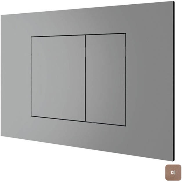 Клавиша двойного смыва для бачков Geberit/TECE Almar E330001.CO (медь брашированная)