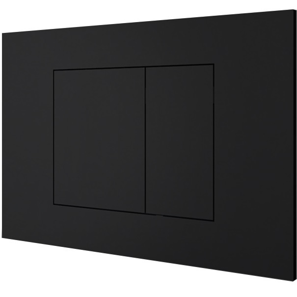 Клавиша двойного смыва для бачков Geberit/TECE Almar E330001.MB (черный матовый)