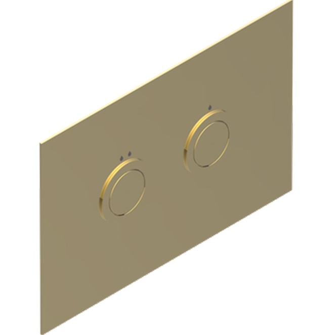 Клавиша смыва для унитаза двойная, для инсталляций TECE THG G00-F31-219TC (золотой матовый)