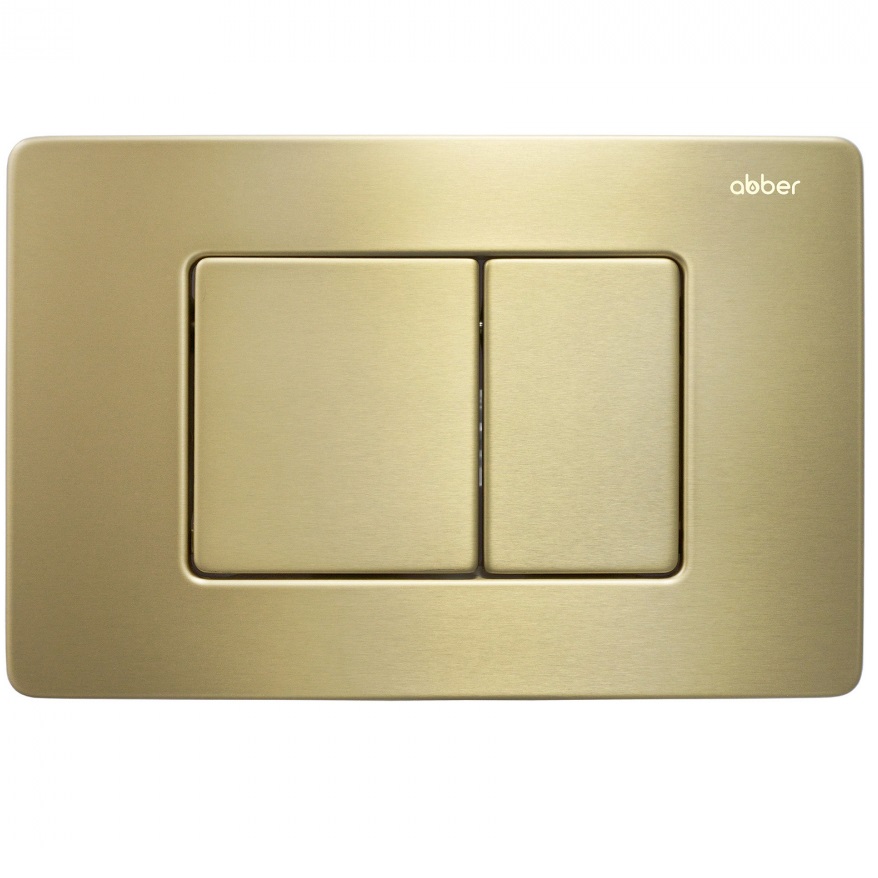 Кнопка смыва Abber AC0120MMG (золотой матовый)