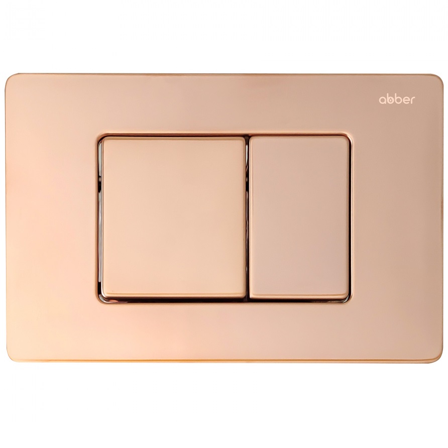 Кнопка смыва Abber AC0120RG (розовое золото)